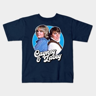 Retro Cagney & Lacey Tribute Kids T-Shirt